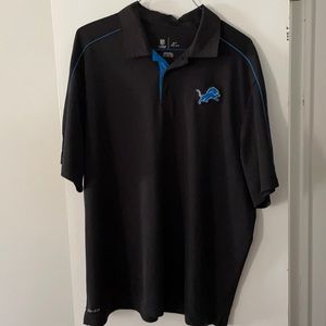Detroit Lions Nike OnField Apparel Dri-Fit Polo